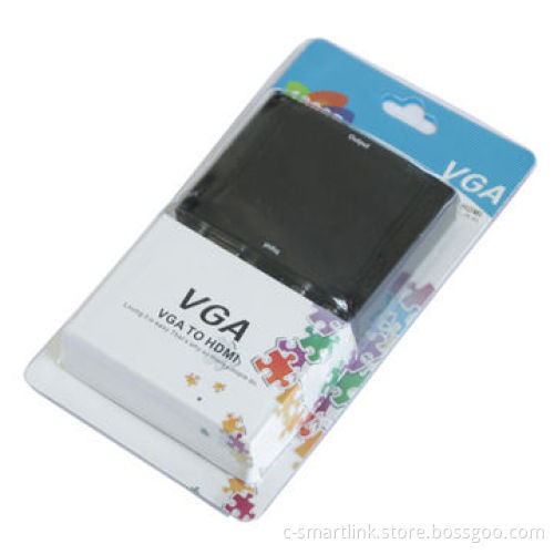 HDMI® to VGA + Audio Connector, 1,280 x 1,024P Resolution